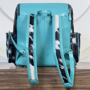 New Arrival Cowhide Leather with Boot Stitch <b>Backpack</b> Purse Handmade Tooled Flap Women Travel <b>School</b> Fashion <b>Backpack</b> Wholesale - Product Image 5