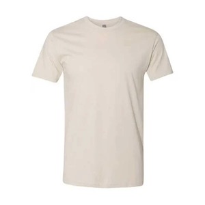 เสื้อยืดแขนสั้นผู้ชาย สีดำ ผ้าฝ้ายเจอร์ซีย์ ทรงปกติ คอกลม ลำลอง สีพื้น ผ้าถัก - Product Image 5