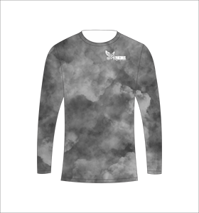 T-shirt de sport gris fumé à manches longues, respirant, pour la performance et l'entraînement physique - Product Image 6