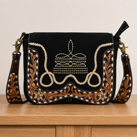Sac à bandoulière en cuir véritable de qualité supérieure pour femme, motif floral, sac à main de créateur vintage pour le quotidien, les voyages et la mode