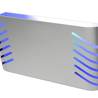 Elektrische UV LED wandlamp vliegenvanger 2025, oplaadbaar, met UV-bestendige kleefplaat, voor fruitvliegen, ongedierte en motten.