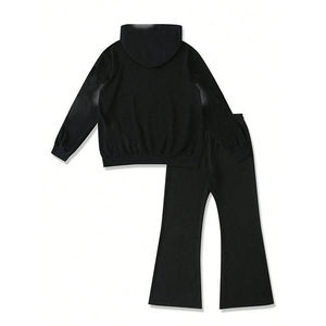 Conjunto de Sudadera con Capucha y Pantalones Deportivos de Alta Calidad, Personalizados, Estilo Urbano, 100% Algodón, para Hombre - Product Image 5