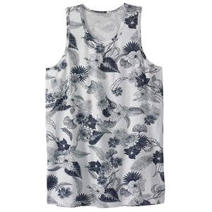 Customized OEM Quick Dry Tank Top Sublimation All Over Printing Summer Fashionable Running Fitness Gym Tank Top for <b>Men</b> <b>Vests</b> - Product Image 6