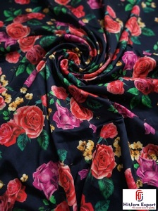 Custom Digital Printed Polyester Fabric Lightweight Textile Manufacturer for Garments Dresses Home Textile OEM Service - Product Image 4