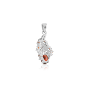 Colgante de Plata de Ley 925 al por Mayor con Diseño Único de Racimo de Granate Natural, Joyería Fina Novedosa - Product Image 6