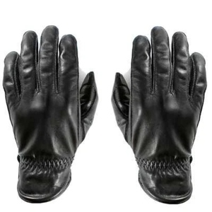 Gants de moto en cuir robustes unisexes, gants de sécurité pour motards avec coutures renforcées - Product Image 3