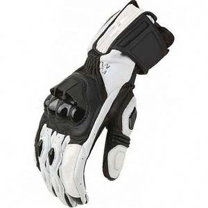 Gants de moto personnalisés à écran tactile, unisexes, hiver, chauds, légers, avec fermeture auto-agrippante, équipement de course, cuir, motocross - Product Image 2