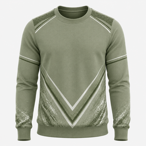 เสื้อสเวตเชิ้ตผู้ชาย คอวี แขนยาว ทรงปกติ สีพื้น ผ้าถัก สไตล์ลำลอง - Product Image 6