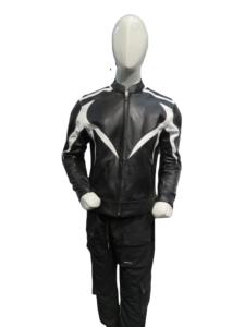 Veste de moto en cuir véritable sur mesure de qualité supérieure, coupe-vent, respirante, vêtements de sport, veste en cuir pour course automobile - Product Image 3