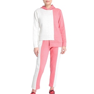 ชุดวอร์มผ้าฟลีซสำหรับผู้หญิงชุดวอร์มผ้าคอตตอนผลิตใหม่ออกแบบได้ตามต้องการ - Product Image 1