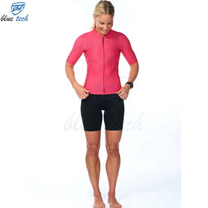 Conjunto de Jersey de Ciclismo Personalizado para Mujer, Transpirable, de Secado Rápido, Manga Corta, Ropa de Ciclismo con Pantalones Cortos Acolchados para Carretera - Product Image 3
