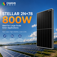 Panneau solaire AIKO STELLAR 2N+78 800W de type N, efficacité de 24,9 %, double vitrage bifacial, panneaux solaires de niveau 1, module solaire haute puissance