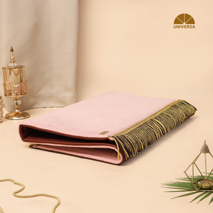 Tapis de prière islamique Jumbo Peach XL en polyester fabriqué à la machine, avec mousse de fourrure synthétique de qualité supérieure, 130x75cm, accent or 24K, pour voyage et maison - Product Image 3