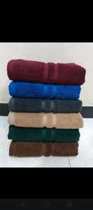 White Cotton <b>Bath</b> <b>Towel</b> <b>Set</b> Heavy GSM Woven Absorbent <b>Towels</b> Custom Size Logo for Home Hotel Use - Product Image 2