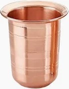 Botella de Agua de Cobre Puro Hecha a Mano con Acabado Martillado, Aislamiento Térmico de 6-12 Horas, Portátil para Viajes al Aire Libre - Product Image 1