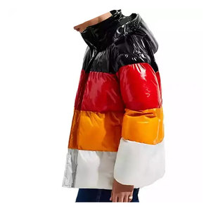 2025 Wholesale Manufacturer OEM Custom Fashion Puffer <b>Jacket</b> Men <b>Winter</b> Padded <b>Jacket</b> Shiny Hot Sale New Style - Product Image 5