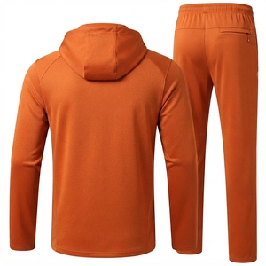 AMIB SPORTS Survêtement unisexe couleur unie sportif d'été, coupe longue, manches courtes, séchage rapide, respirant, écologique, pour silhouette mince - Product Image 3