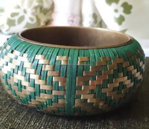 Brazaletes de mimbre de bambú de diseño único para fiestas, bodas y ocasiones de aniversario al mejor precio de la India - Product Image 1