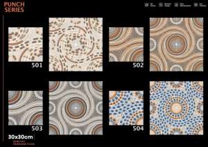 Baldosas de Cerámica Resistentes para Exteriores, Acabado Mate, 300x300mm, 30x30cm, 12x12 Pulgadas, para Estacionamiento y Entrada de Vehículos - Product Image 2