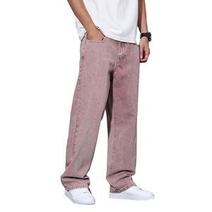 Pantalones Vaqueros Lisos para Hombre, Personalizados con Lavado Ácido, 100% Algodón, Alta Calidad, Logotipo Personalizado con Parche Bordado, Más Diseños a Precio Económico - Product Image 5