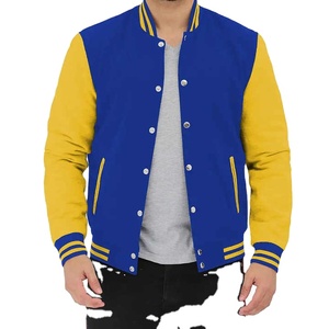 Nueva última moda hombres College Crop Sport Varsity chaqueta personalizada bordada Varsity Bike Racing chaquetas para hombres - Product Image 6