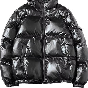 Men’s Outdoor Puffer Jacket Winter Hooded Quilted <b>Coat</b> Warm Insulated Lightweight Windproof Casual Cold Weather Jacket - Product Image 6