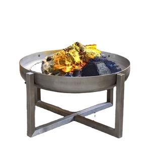 Brasero de Metal con Acabado Rústico de Linea Exports Inc, Diseñado para Calefacción de Jardín, Reuniones en Patio, Ambiente Exterior Decorativo - Product Image 1