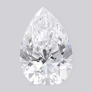 เพชรทรงลูกแพร์เพาะเลี้ยงในห้องปฏิบัติการ ความใส VVS สี D เจียระไน EX-VG รับรองโดย IGI สำหรับทำเครื่องประดับทองคำ เช่น แหวน/ต่างหู - Product Image 2