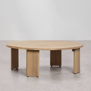 Table basse ovale Vandana Grand Prime 100x80 cm en bois d'acacia Uleno - Product Image 3