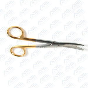 กรรไกรผ่าตัดโค้งสแตนเลสสตีลยี่ห้อ Medic Instruments ผลิตตามสั่งเคลือบสีต่างๆ คุณภาพพรีเมียม - Product Image 2