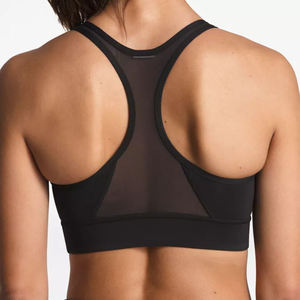 Women's Gray Scoop Neck Seamless Crop <b>Top</b> Tank <b>Top</b> Yoga Workout Wear - Product Image 6