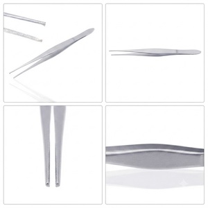 Pinzas Gillies para Tejidos 1x2 Dientes, Clip de Disección Manual de Acero Inoxidable BCI 4546, Certificado CE Clase I - Product Image 5