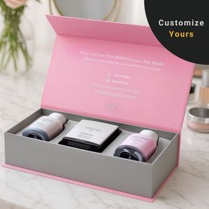 Caja de Regalo Magnética Personalizada de Lujo para Cosméticos y Cuidado de la Piel con Inserto |   Caja Rígida de Papel para Envases de Marca de Belleza OEM para Tarros de Crema y Suero - Product Image 6