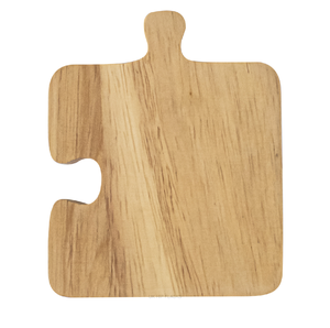 Sous-verre en bois en forme de puzzle, design moderne, antidérapant, pour la décoration de table - Product Image 4