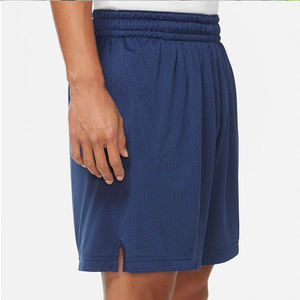 Shorts de sport pour hommes en maille, couleur unie, prix bas, sur mesure, 100% polyester, pour la course à pied et le basketball. - Product Image 6