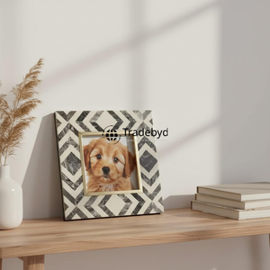 Luxury Handcrafted Resin Inlay Creative Photo <b>Frame</b> with Glossy Finish Premium Decor by Tradebyd - Product Image 2