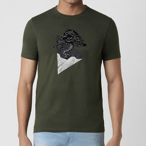 Camisetas Lisas para Hombre, Impresión Puff, Camisetas Personalizadas con Gráficos, Camisetas de Algodón con Impresión Puff para Hombre - Product Image 1