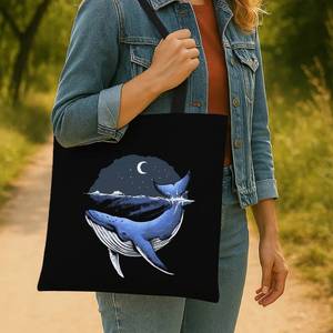 Sac fourre-tout en toile de coton pur de qualité supérieure avec impression personnalisée pour l'emballage de vente au détail et l'utilisation quotidienne - Product Image 4