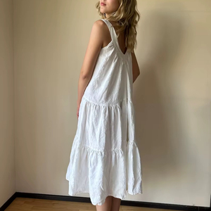 Wholesale White Flowing Dresses Women Hand-Sewn Elegance | Alibaba.com