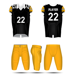 Conjuntos de Camisetas de Fútbol Americano para Adultos de Alta Calidad 2026, Uniformes Personalizados con Sublimación Completa, Pantalones Cortos Transpirables - Product Image 4