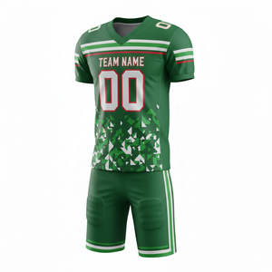 Ensemble personnalisable de maillot et short de football américain avec position du logo sur le devant - Product Image 4