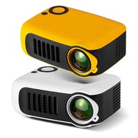 AUN A2000 Projecteur CE pas cher MINI Vidéo Portable Intelligent Jeux Maison TV LCD Projecteurs DLP Téléphone Portable Chambre Enfants Cadeau Enfant