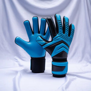 Guantes de Portero Profesionales de Alta Calidad, de Látex, Dedos Completos, Antideslizantes, Transpirables, Unisex, con Cierre de Gancho y Bucle para Fútbol - Product Image 4