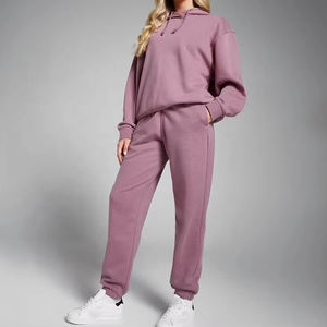 Ensemble deux pièces de survêtement de jogging long pour femme – Tenue de sport à manches longues - Product Image 1