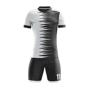 Uniforme de football personnalisé pour club, impression de nom et de numéro personnalisés, 100% polyester, sublimation, vente en gros, vêtements de football - Product Image 4