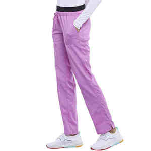 Pantalones de Trabajo Unisex Elásticos y Elegantes con Logotipo Personalizado al por Mayor, Uniforme de Enfermería, Último Diseño, Pantalones de Trabajo Recién Llegados - Product Image 4