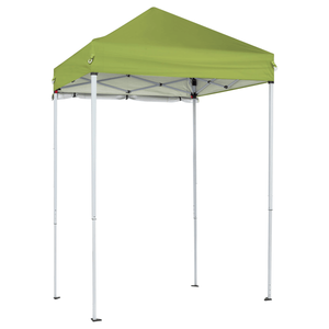 Gazebo Verde 5X5FT con 1 Parete Laterale, Elegante Pergola per Intrattenimento all'Aperto - Product Image 3