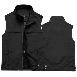 Gilet de sécurité réfléchissant de qualité supérieure, classe 1 ANSI, avec LED, imperméable, avec logo personnalisé, multi-poches, vêtements de travail pour la photographie - Product Image 5