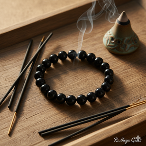 Handmade AAA Black Tourmaline Round <b>Bead</b> <b>Bracelet</b> – Polished Gemstone Stretch <b>Bracelet</b> for Men & Women - Product Image 3