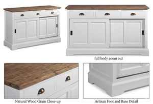 Cómoda Eudro Japandi de Madera Maciza de Teca, 4 Cajones, Estilo Contemporáneo, Ecológica, Duradera, Acabado Natural, Moderna, para Dormitorio - Product Image 6